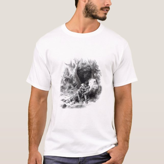 T-shirt Illustration 'du bout des Mohicans (Devant)