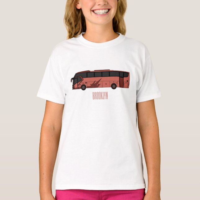 T-shirt Illustration du bus (Devant)