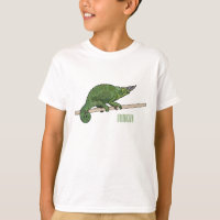 Illustration du caméléon de Jackson