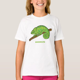 T-shirt Illustration du caméléon de la parson