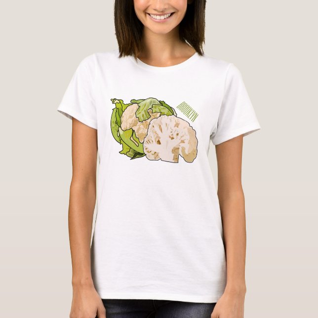 T-shirt Illustration du chou-fleur (Devant)