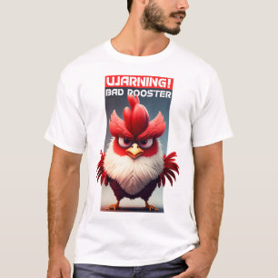 T-shirt Illustration du coq mignon