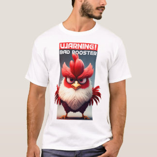 T-shirt Illustration du coq mignon