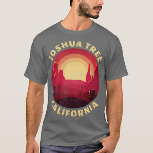 T-shirt Illustration du désert de Joshua Tree California V