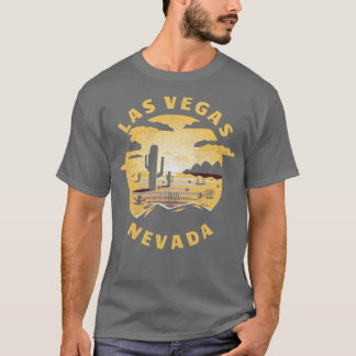 T-shirt Illustration du désert de Las Vegas Nevada Souve V