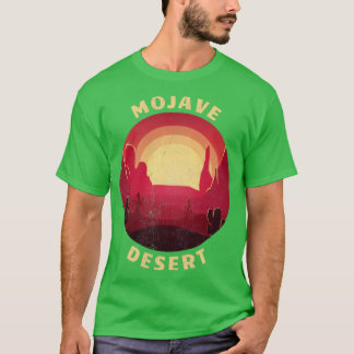 T-shirt Illustration du désert de Mojave Souvenir Vintage