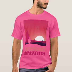 T-shirt Illustration du désert de Prescott Arizona Souve V