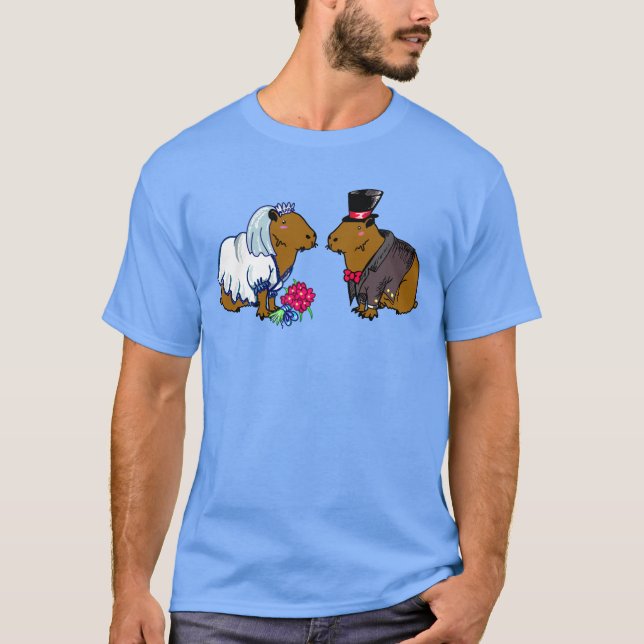 T-shirt Illustration du Mariage de mariée et de mariée de  (Devant)