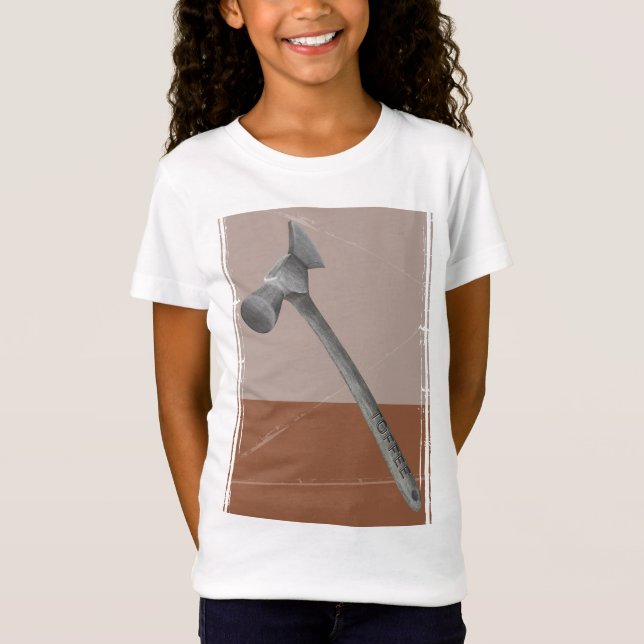 T-Shirt Illustration du marteau de café (Devant)