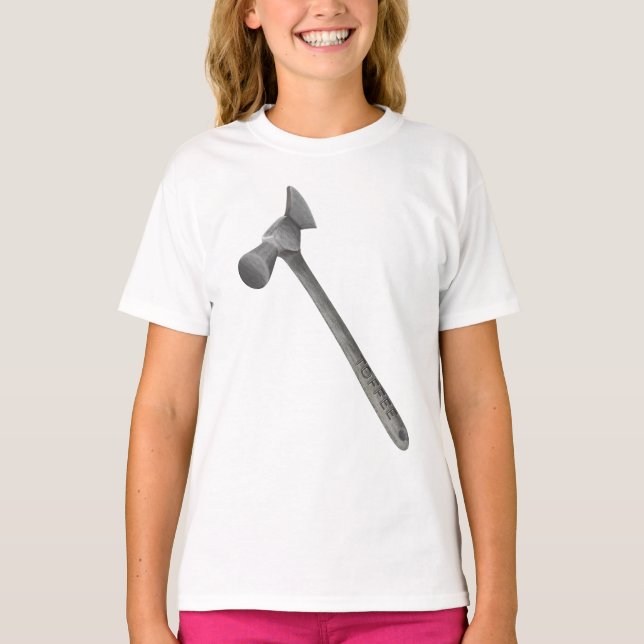 T-shirt Illustration du marteau de café (Devant)