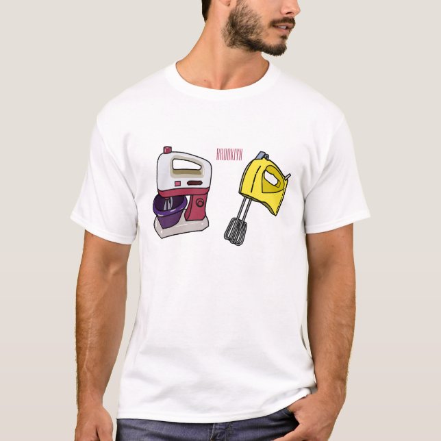 T-shirt Illustration du mixer (Devant)