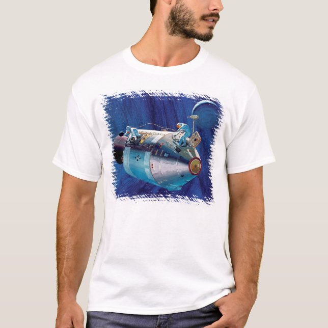 T-shirt Illustration du module de commande et de service A (Devant)
