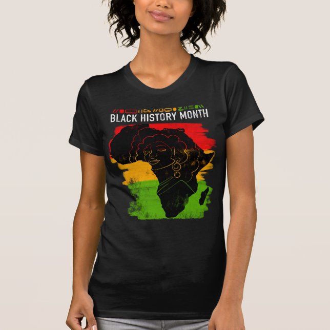 T-shirt Illustration du mois de l'histoire noire (Devant)