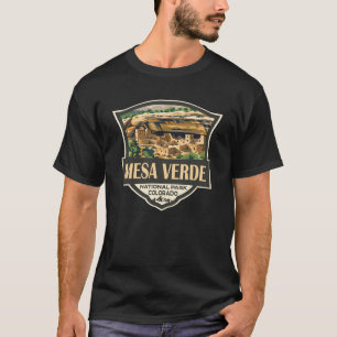 T-shirt Illustration du parc national Mesa Verde Travel Ar