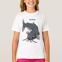 Illustration du poisson-chat mignon