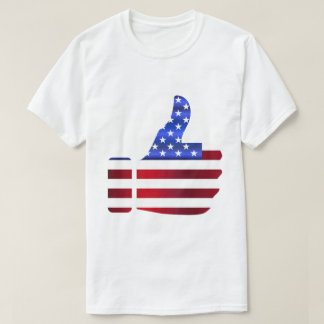 T-shirt Illustration du président Donald Trump avec pouce