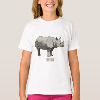 Illustration du rhinocéros de Javan