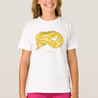 Illustration du serpent python birman