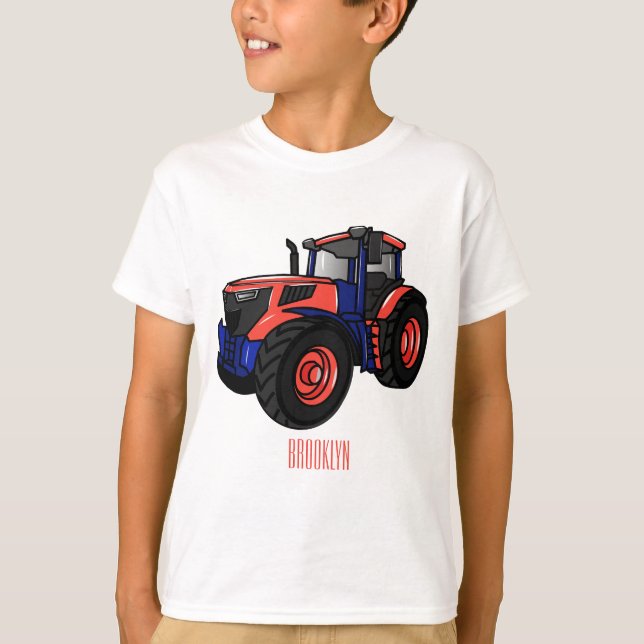 T-shirt Illustration du tracteur (Devant)