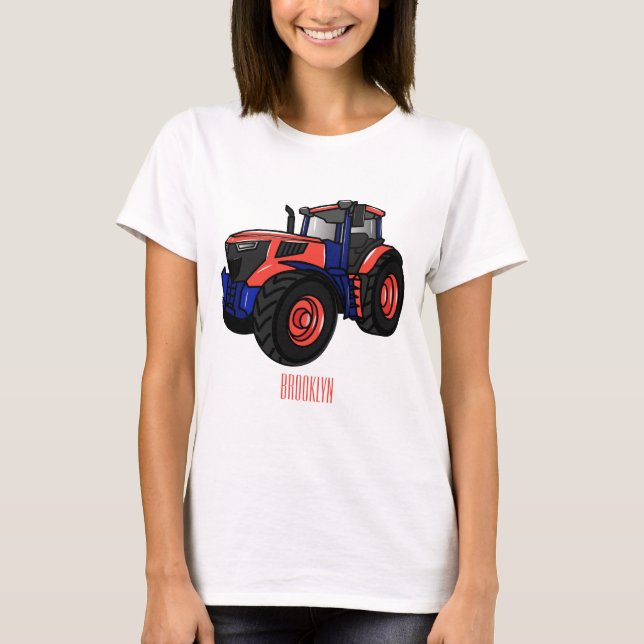 T-shirt Illustration du tracteur (Devant)