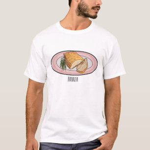 T-shirt Illustration du ventre de porc rôti