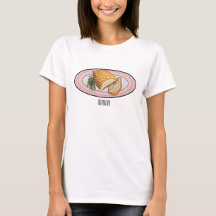 T-shirt Illustration du ventre de porc rôti