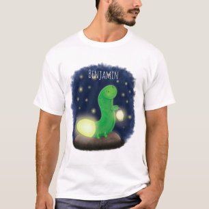 T-shirt Illustration du ver vert mou
