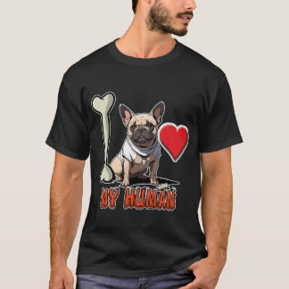 T-shirt illustration d'un bulldog français