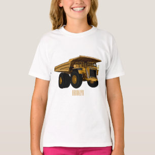 T-shirt Illustration d'un camion à grande échelle