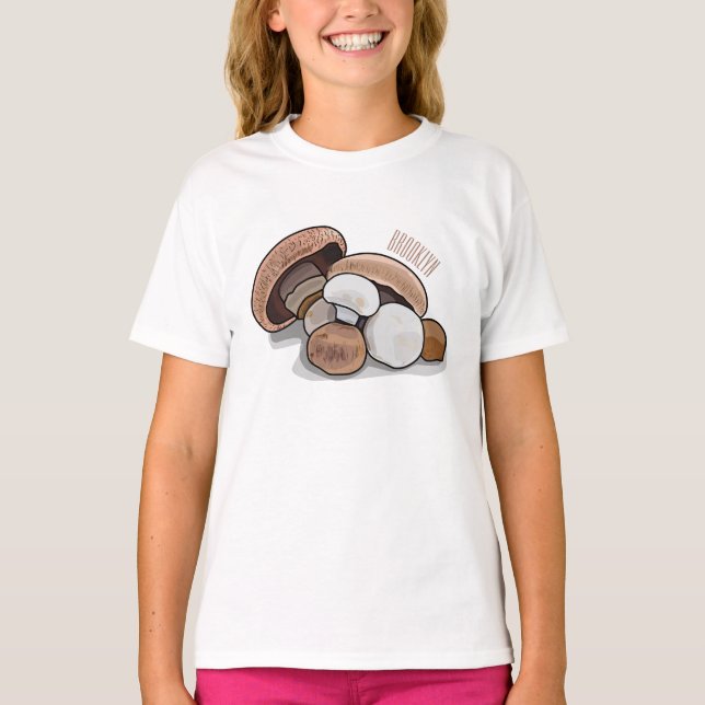 T-shirt Illustration d'un champignon (Devant)