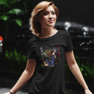 T-shirt Illustration d'un dragon de fille Anime