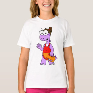 T-shirt Illustration D'Un Gardien À Vie Tyrannosaurus Rex.