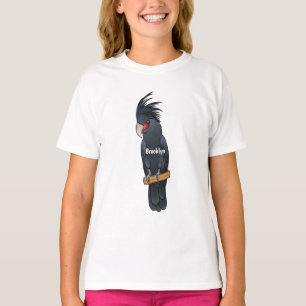 T-shirt Illustration d'un oiseau de cobaye de palme