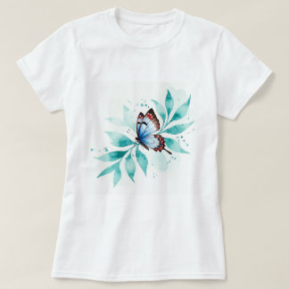T-shirt Illustration d'un papillon