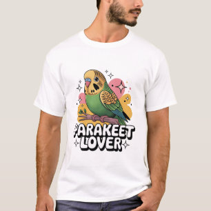 T-shirt Illustration d'un perroquet mignon Art d'oiseau
