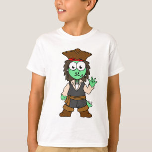T-shirt Illustration D'Un Pirate De Stegosaurus, Jack Spar
