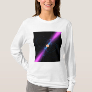 T-shirt Illustration d'un pulsar