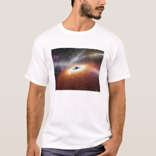 T-shirt Illustration d'un trou noir supermassif