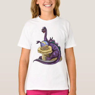 T-shirt Illustration D'Un Vendeur Fortune Plateosaurus.