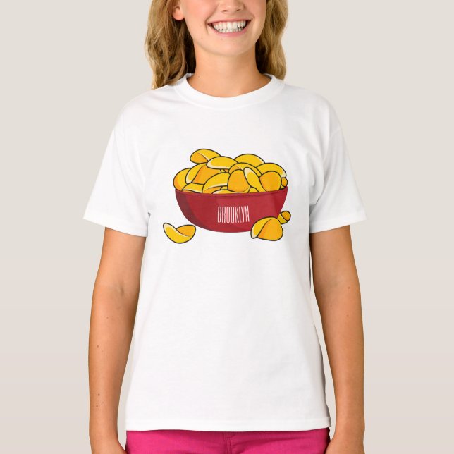 T-shirt Illustration d'une puce de pomme de terre (Devant)