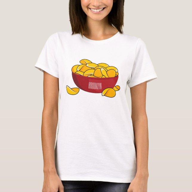 T-shirt Illustration d'une puce de pomme de terre (Devant)