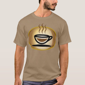 T-shirt Illustration d'une tasse de thé pour logo