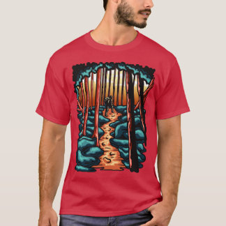 T-shirt Illustration escalade de montagne