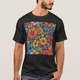 T-shirt Illustration Fleur