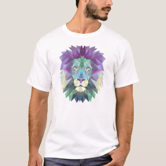 T-shirt Illustration géométrique de lion