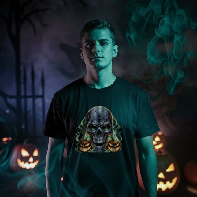 T-shirt Illustration Halloween de minuit (Créateur téléchargé)