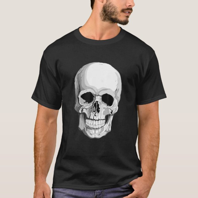 T-shirt Illustration Horreur Crâne parfait Tee (Devant)