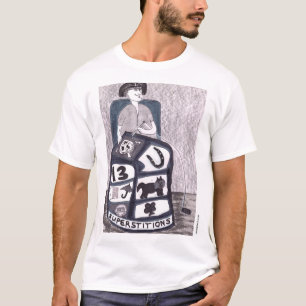 T-shirt Illustration illustrant les symboles superstitieux