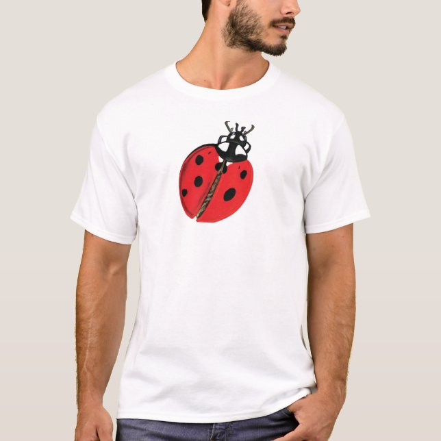 T-shirt Illustration Lady Bug (Devant)