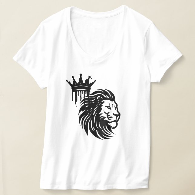 T-shirt Illustration majestueuse du roi Lion - Puissant Wi (Poser)